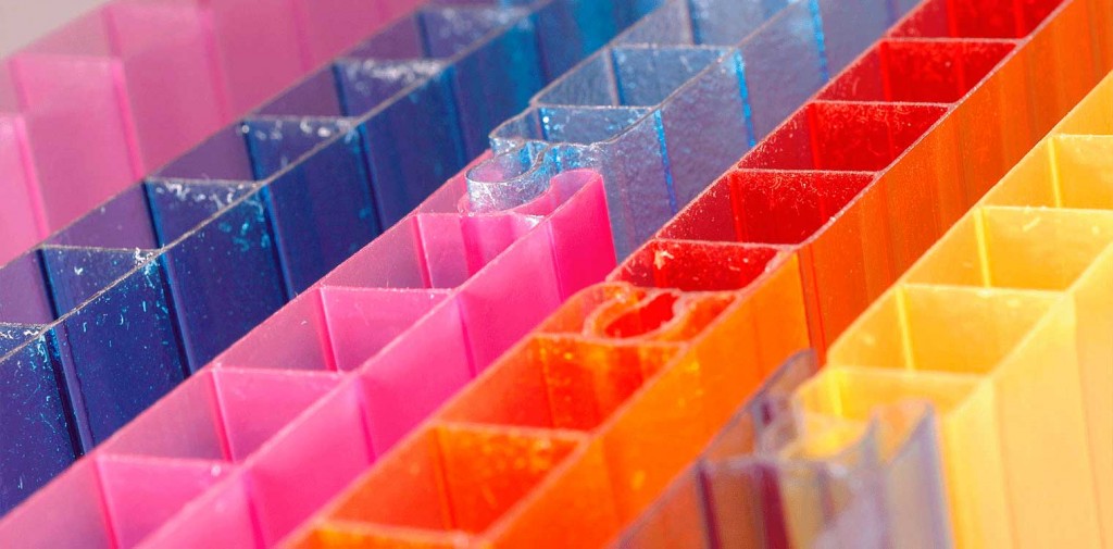 Diverses palettes de couleurs de matériel