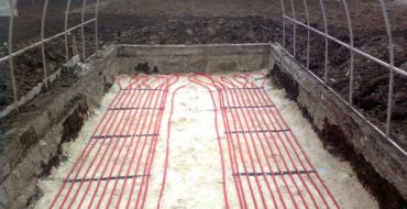 Installation d'un système IR pour une serre chauffée